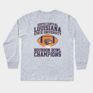 SCLSU 1998 Bourbon Bowl Champions (Variant) Kids Long Sleeve T-Shirt